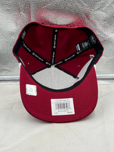 Load image into Gallery viewer, Arizona Cardinals NFL '47 Brand Red Script Hitch Rope Snapback Adjustable Hat styled with casual outfits, perfect for tailgating.