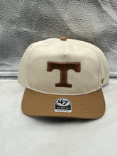 Load image into Gallery viewer, Tennessee Volunteers NCAA '47 Natural Two Tone Hitch Adjustable Snapback Hat displayed from the front, showcasing vibrant team graphics and stylish two-tone design.