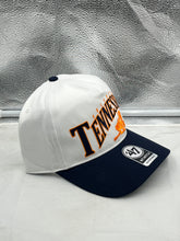 Load image into Gallery viewer, Tennessee Volunteers NCAA '47 Throwback White TT Hitch Adjustable Snapback Hat being worn by a fan at a game.