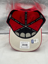 Load image into Gallery viewer, Close-up view of Georgia Bulldogs NCAA '47 Brand Throwback Red Rope Hitch Adjustable Snapback Hat demonstrating quality materials and construction.