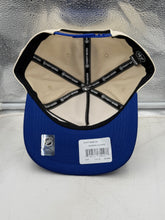 Load image into Gallery viewer, Quebec Nordiques NHL '47 Throwback Natural TT Hitch Adjustable Snapback Hat being paired with a hockey jersey, showcasing team spirit and nostalgic style.