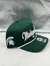 Load image into Gallery viewer, Michigan State Spartans NCAA '47 Brand Green Hitch Adjustable Snapback Hat featuring the bold green color and iconic Spartans logo, perfect for showcasing team spirit.