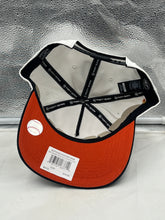 Load image into Gallery viewer, Baltimore Orioles MLB '47 Brand White TT Script Hitch Adjustable Snapback Hat displayed on a mannequin head, highlighting the adjustable snapback closure and stylish script embroidery, ideal for game days.