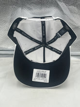 Load image into Gallery viewer, Man wearing the Notre Dame Fighting Irish NCAA '47 Brand White Rope Script Hitch Adjustable Hat while enjoying a sunny day outdoors.