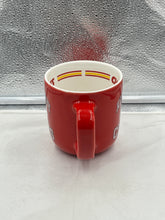 Load image into Gallery viewer, Kansas City Chiefs NFL Red 15oz Coffee Mug Cup featuring durable ceramic design, ideal for enjoying drinks on game day or at home.