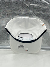 Load image into Gallery viewer, Texas Longhorns NCAA '47 Brand White Script Hitch Adjustable Snapback Hat worn by a fan, representing team spirit during a sporting event.