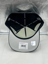 Load image into Gallery viewer, San Francisco 49ers NFL '47 Brand Black Hitch Snapback Adjustable Hat displayed on a flat surface, perfect for game day.