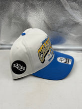 Load image into Gallery viewer, UCLA Bruins NCAA '47 Brand Champs Off White TT Hitch Adjustable Snapback Hat styled with casual outfit, displaying its versatility as both fan gear and a trendy UCLA Bruins hat.