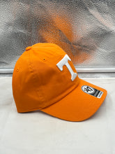Load image into Gallery viewer, Side view of the Tennessee Volunteers NCAA '47 Orange Clean Up Adjustable Strapback Hat highlighting its adjustable strap.