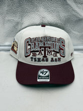 Load image into Gallery viewer, Texas A&M Aggies NCAA '47 Brand Champs Off White Hitch Adjustable Snapback Hat, stylish Texas A&M Aggies hat for fans.