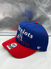 Load image into Gallery viewer, New England Patriots Throwback NFL '47 Brand Blue Hitch Snapback Adjustable Hat - Casey's Sports Store