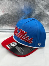 Load image into Gallery viewer, Ole Miss Rebels NCAA '47 Brand Blue Two Tone MVP DV Adjustable Snapback Hat - Casey's Sports Store
