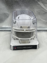Load image into Gallery viewer, Denver Broncos NFL Riddell Speed White Alternate Replica Mini Helmet displayed on a shelf, perfect for home or office decor.