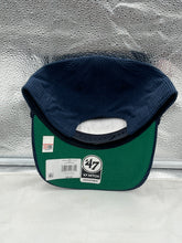 Load image into Gallery viewer, Syracuse Orange NCAA '47 Brand Corduroy Blue Hitch Adjustable Snapback Hat worn by a fan at a game, demonstrating team spirit.