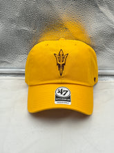 Load image into Gallery viewer, Arizona State Sun Devils NCAA '47 Brand Gold Clean Up Adjustable Hat - Stylish hat for fans of Arizona State Sun Devils