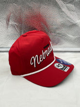 Load image into Gallery viewer, Nebraska Cornhuskers NCAA '47 Red Script Rope Hitch Adjustable Snapback Hat - Casey's Sports Store