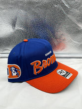 Load image into Gallery viewer, Denver Broncos Throwback NFL '47 Brand Blue Script Hitch Snapback Adjustable Hat - Casey's Sports Store