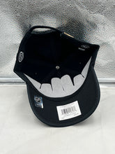 Load image into Gallery viewer, Close-up of the Los Angeles Kings NHL '47 Brand Clean Up Black Adjustable Hat, highlighting the adjustable strap and relaxed fit for ultimate comfort.
