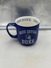 Load image into Gallery viewer, Duke Blue Devils NCAA Blue 15oz Coffee Mug showcasing the bold logo, perfect for coffee lovers and Duke fans.