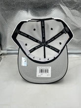 Load image into Gallery viewer, Boston Bruins NHL '47 Brand White Diamond Hitch Adjustable Snapback Hat viewed from the back, highlighting the logo.