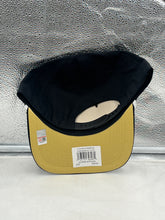 Load image into Gallery viewer, Colorado Buffaloes NCAA '47 Brand Black Script Hitch Adjustable Snapback Hat displayed on a wooden table showing its stylish design and adjustable feature.