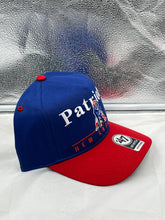 Load image into Gallery viewer, New England Patriots Throwback NFL '47 Brand Blue Hitch Snapback Adjustable Hat - Casey's Sports Store