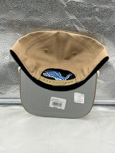 Load image into Gallery viewer, Close-up of the Detroit Lions NFL '47 Brand Khaki Rope Hitch Snapback Adjustable Hat demonstrating adjustable snapback closure for a comfortable fit.
