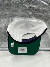 Load image into Gallery viewer, LSU Tigers NCAA '47 Brand White Two Tone Script Hitch Adjustable Snapback Hat worn by a fan at a game, demonstrating team pride and stylish fit.