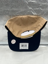 Load image into Gallery viewer, Braves Vs Guardians 1995 World Series Dueling MLB '47 Khaki Hitch Adjustable Hat back view demonstrating durability.