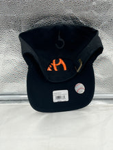 Load image into Gallery viewer, Baltimore Orioles MLB '47 Brand Black Clean Up Adjustable Hat displayed on a wooden surface showcasing its sleek design and iconic team logo.