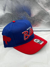 Load image into Gallery viewer, Buffalo Bills Throwback NFL '47 Brand Blue Script Hitch Snapback Adjustable Hat - Casey's Sports Store
