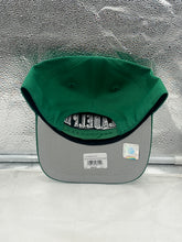 Load image into Gallery viewer, Side angle of the Philadelphia Eagles NFL '47 Brand Throwback Green Hitch Snapback Adjustable Hat demonstrating the embroidered Eagles logo.