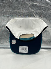 Load image into Gallery viewer, Back view of the Seattle Mariners MLB '47 Throwback White TT Script Hitch Adjustable Snapback Hat highlighting the breathable fabric and stylish design.