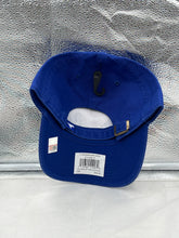 Load image into Gallery viewer, SMU Mustangs NCAA '47 Brand Blue Clean Up Adjustable Strapback Hat displayed from the front showcasing the iconic logo.