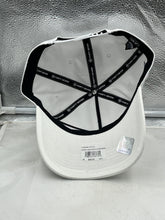 Load image into Gallery viewer, Close-up view of the Detroit Lions NFL '47 Brand White Script Hitch Snapback Adjustable Hat showing the adjustable snapback feature and quality fabric.