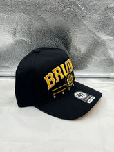 Load image into Gallery viewer, Boston Bruins NHL '47 Brand Black Roscoe Hitch Adjustable Snapback Hat - Casey's Sports Store