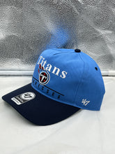 Load image into Gallery viewer, Tennessee Titans NFL '47 Brand Blue Two Tone Hitch Snapback Adjustable Hat - Casey's Sports Store