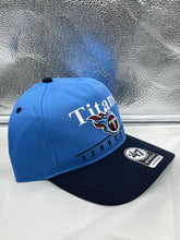 Load image into Gallery viewer, Tennessee Titans NFL '47 Brand Blue Two Tone Hitch Snapback Adjustable Hat - Casey's Sports Store