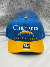 Load image into Gallery viewer, Los Angeles Chargers NFL '47 Brand Blue Two Tone Hitch Snapback Adjustable Hat - Casey's Sports Store