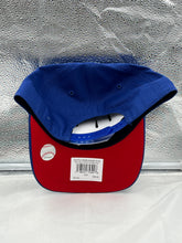 Load image into Gallery viewer, Montreal Expos MLB '47 Brand Throwback Blue Script Hitch Adjustable Snapback Hat - Casey's Sports Store