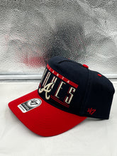 Load image into Gallery viewer, Atlanta Braves MLB '47 Brand Navy Two Tone Hitch Adjustable Snapback Hat - Casey's Sports Store