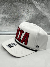 Load image into Gallery viewer, Miami Heat NBA '47 Brand White Script Rope Hitch Snapback Adjustable Hat - Casey's Sports Store