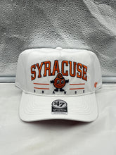 Load image into Gallery viewer, Syracuse Orange NCAA '47 Brand White Hitch Roscoe Adjustable Snapback Hat - Casey's Sports Store