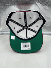 Load image into Gallery viewer, Boston College Eagles NCAA '47 Brand White Diamond Hitch Snapback Adjustable Hat worn on a model