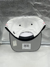 Load image into Gallery viewer, Chicago Blackhawks NHL '47 Brand White Diamond Hitch Adjustable Snapback Hat side view showcasing the logo.