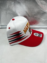 Load image into Gallery viewer, Maryland Terrapins NCAA '47 Brand White Diamond Hitch Snapback Adjustable Hat back view showcasing the snapback closure.