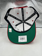 Load image into Gallery viewer, Maryland Terrapins NCAA '47 Brand White Diamond Hitch Snapback Adjustable Hat displayed on a table with vibrant colors and detailed stitching.