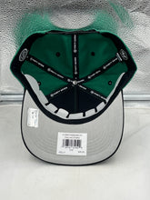 Load image into Gallery viewer, Dallas Stars NHL '47 Brand Green Diamond Hitch Adjustable Snapback Hat - Close-up of the fabric texture and intricate details of the hat.
