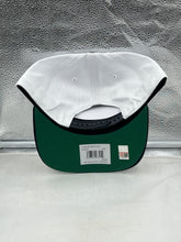 Load image into Gallery viewer, Michigan Wolverines NCAA '47 Brand White Two Tone Hitch Adjustable Snapback Hat side view highlighting the adjustable strap.