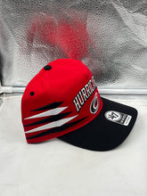 Load image into Gallery viewer, Carolina Hurricanes NHL '47 Brand Red Diamond Hitch Adjustable Snapback Hat - back view displaying the adjustable snapback feature.